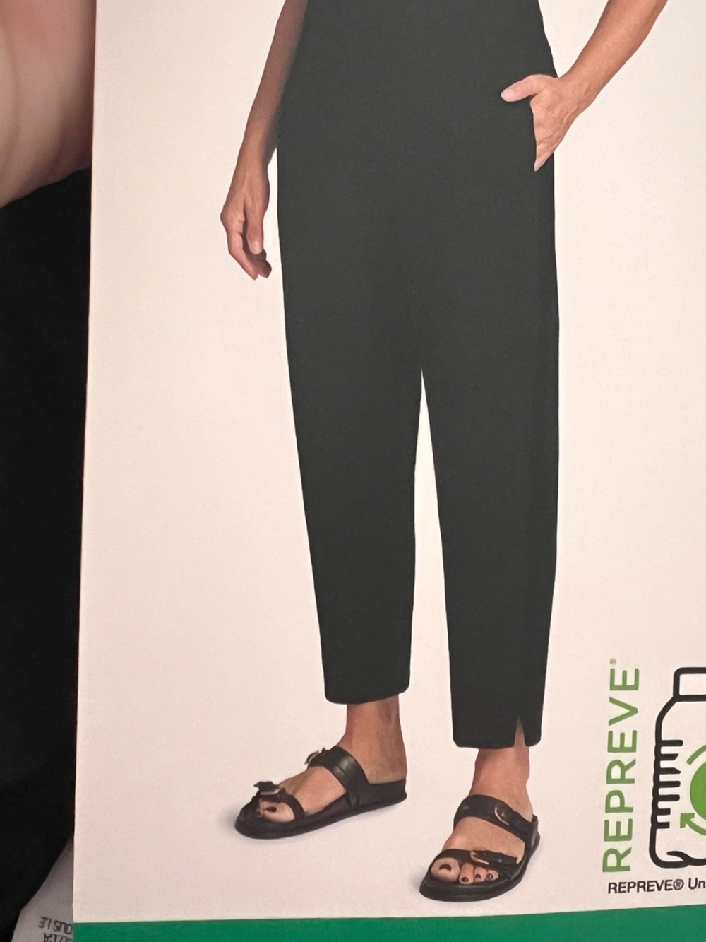 Kirkland Signature Black Cropped Straight-Leg Women’s Pants